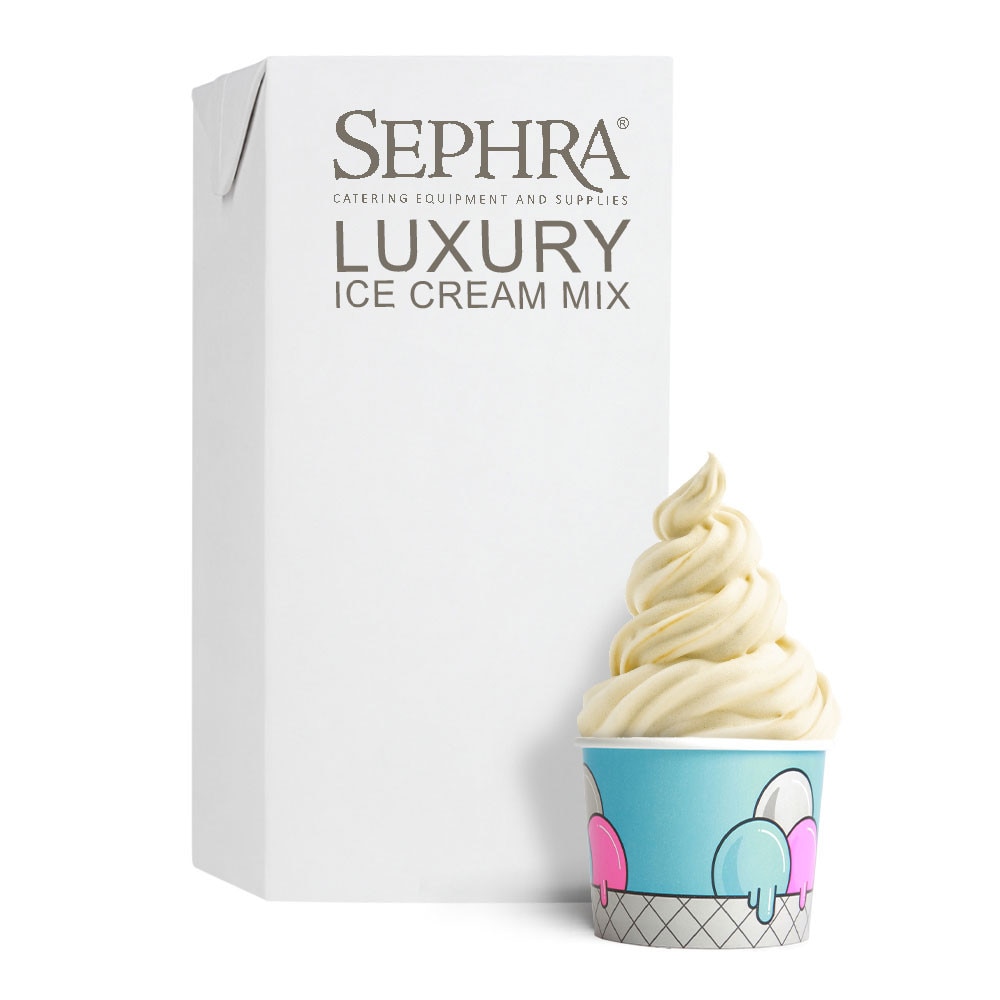 Sephra Soft Serve Luxury Ice Cream Mix - 12 x 1L